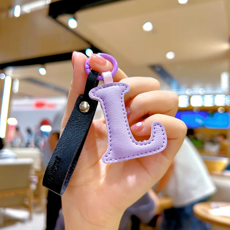 A to Z PU Leather Initial Lett - đánh giá và giá Monogram Keychain Leather