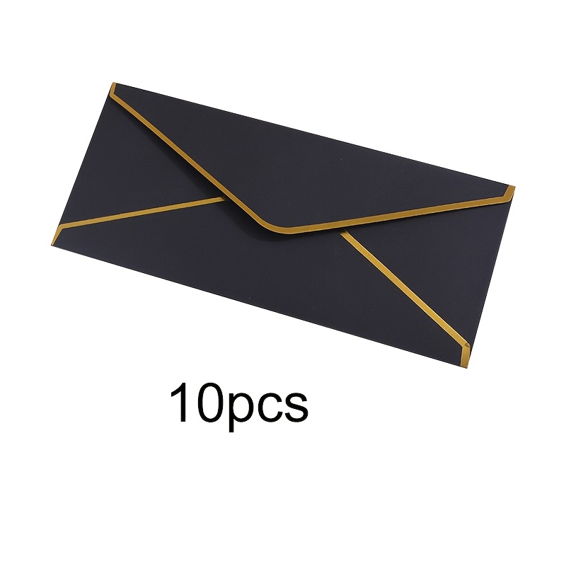 10 PCS  High-end Black Envelop - đánh giá và giá Wax Seal Letter Kit