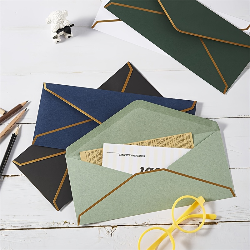 10 PCS  High-end Black Envelop - đánh giá và giá Wax Seal Letter Kit
