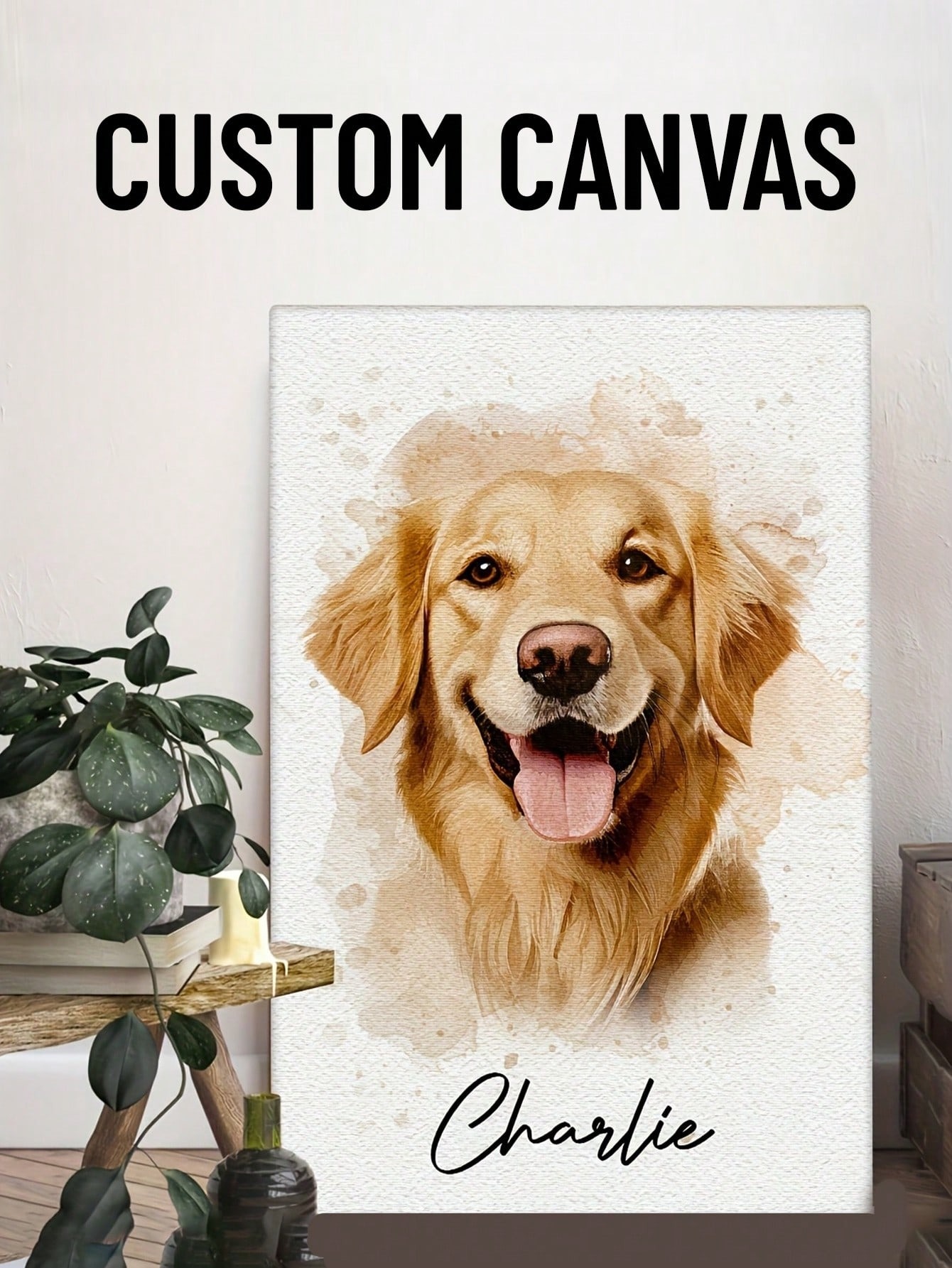 Customized Watercolor Pet Port - đánh giá và giá Pet Portrait Custom