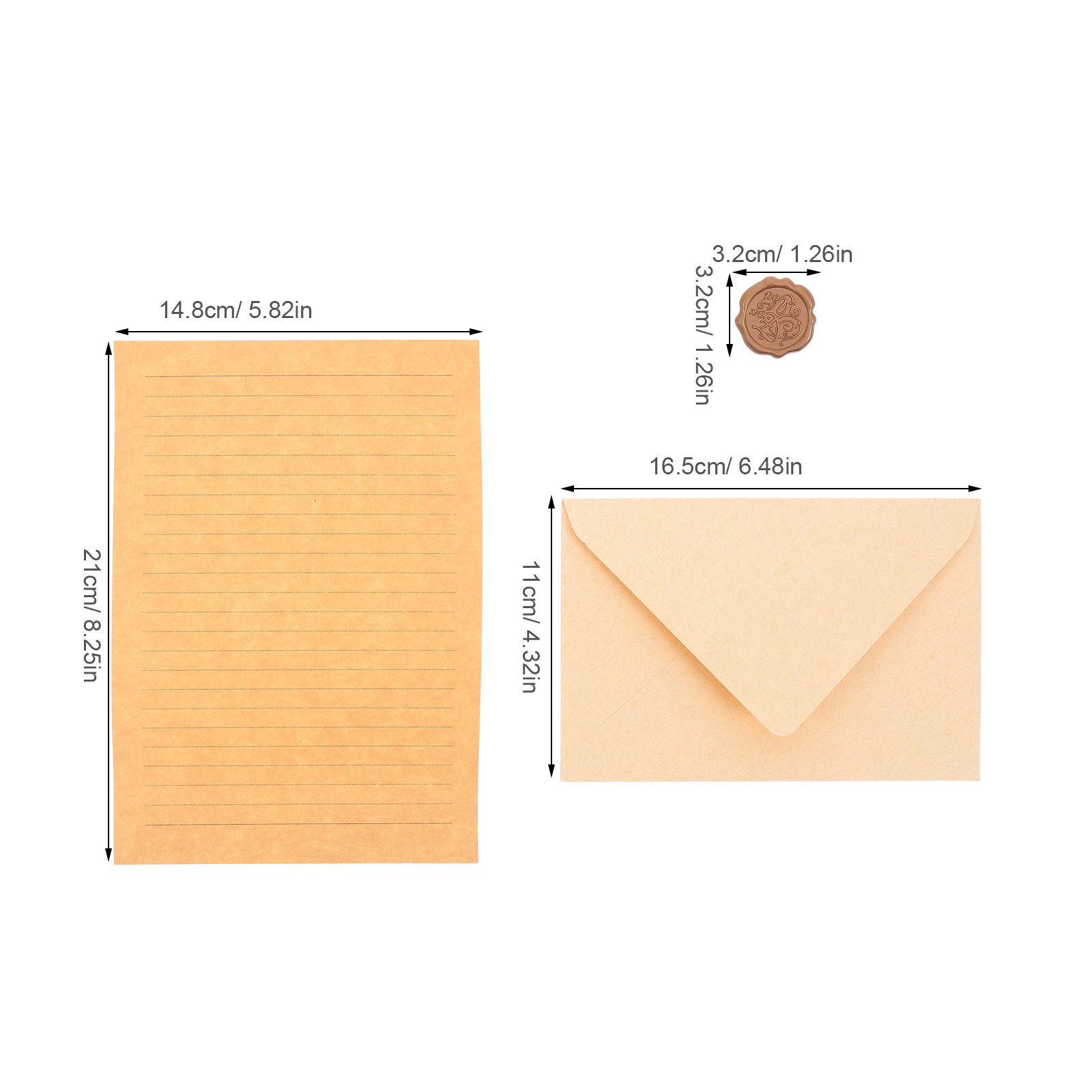 1Set Sophisticated Vintage Let - đánh giá và giá Wax Seal Letter Kit